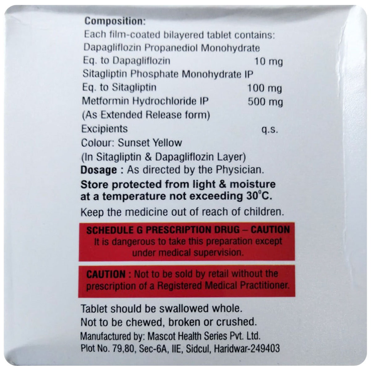 Dgsim-M Tablet 10's, Pack of 10 TABLETS Dgsim-M Tablet 10's, Pack of 10 TABLETS