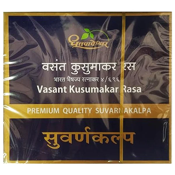 Dhootapapeshwar Vasant Kusumakar Rasa 60'S Tab