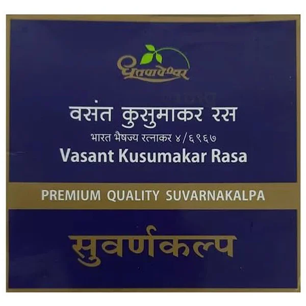 Dhootapapeshwar Vasant Kusumakar Rasa 30'S Tab