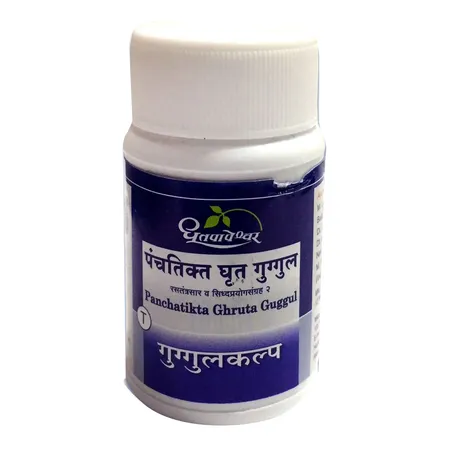 Dhootapapeshwar Panchatikta Ghruta Guggul, 60 Tablets