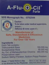 Dhootapapeshwar A Flu-O-Cil Forte, 10 Tablets, Pack of 10