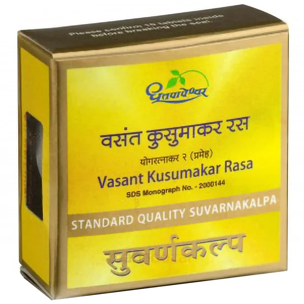 Dhootapapeshwar Standard Vasant Kusumakar Rasa, 10 Tablets, Pack of 1