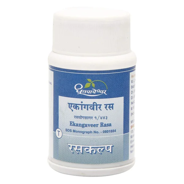 Dhootapapeshwar Ekangaveer Rasa, 60 Tablets