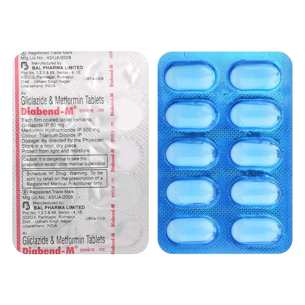 Diabend-M Tablet 10's, Pack of 10 TabletS