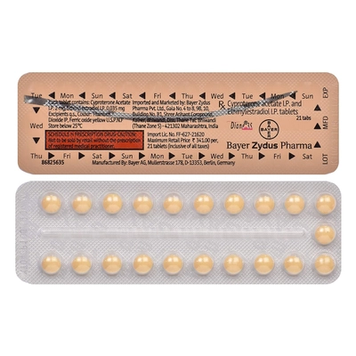 Diane 35 Tablet 21's, Pack of 1 TABLET