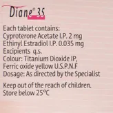 Diane 35 Tablet 21's, Pack of 1 TABLET