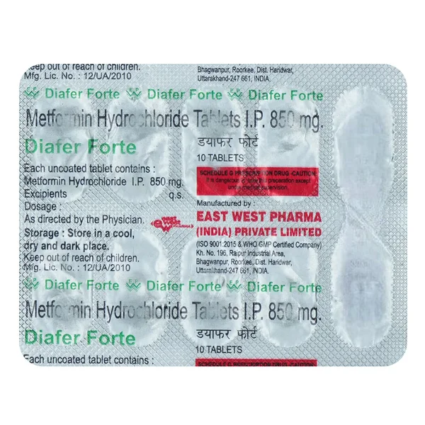 DIAFER FORTE TABLET, Pack of 10 TabletS