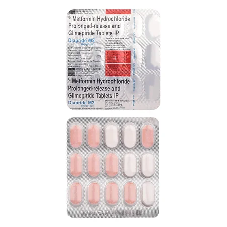 Diapride M 2 Tablet 15's