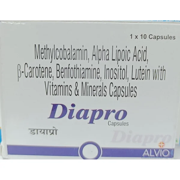 Diapro Capsule 10's, Pack of 10