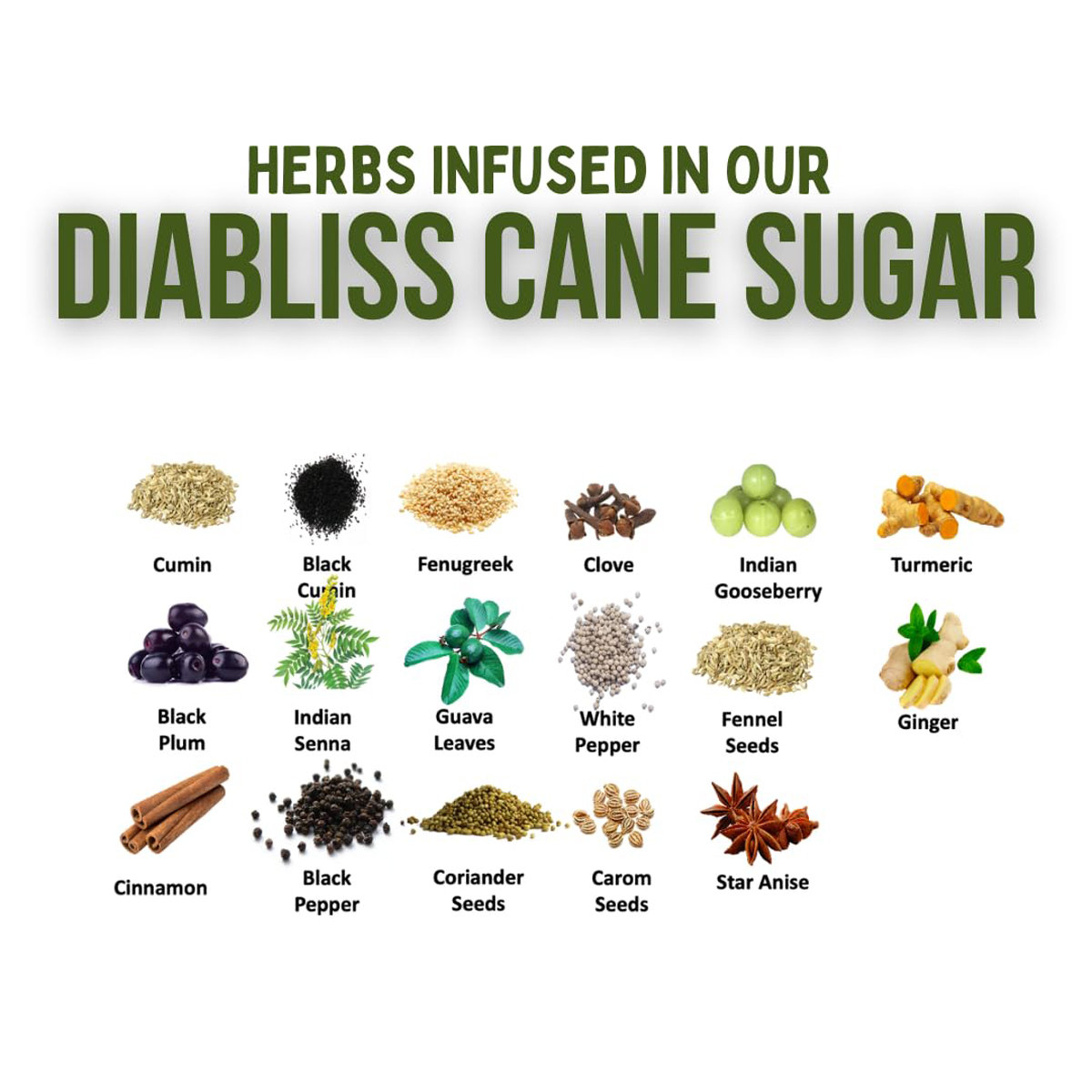 Diabliss Diabetic Friendly Cane Sugar, 500 gm, Pack of 1 Diabliss Diabetic Friendly Cane Sugar, 500 gm, Pack of 1