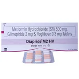 Diapride M2 HV Tablet 15's, Pack of 15 TABLETS