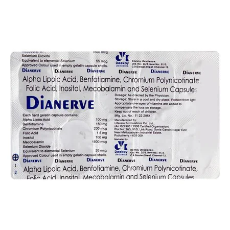 Dianerve Capsule 10's