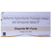 Diapride M1 Forte Tablet 15's, Pack of 15 TABLETS