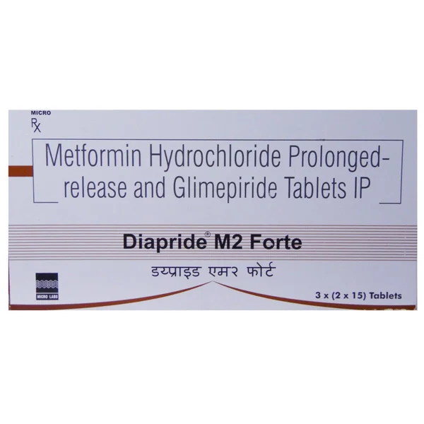 Diapride M2 Forte Tablet 15's