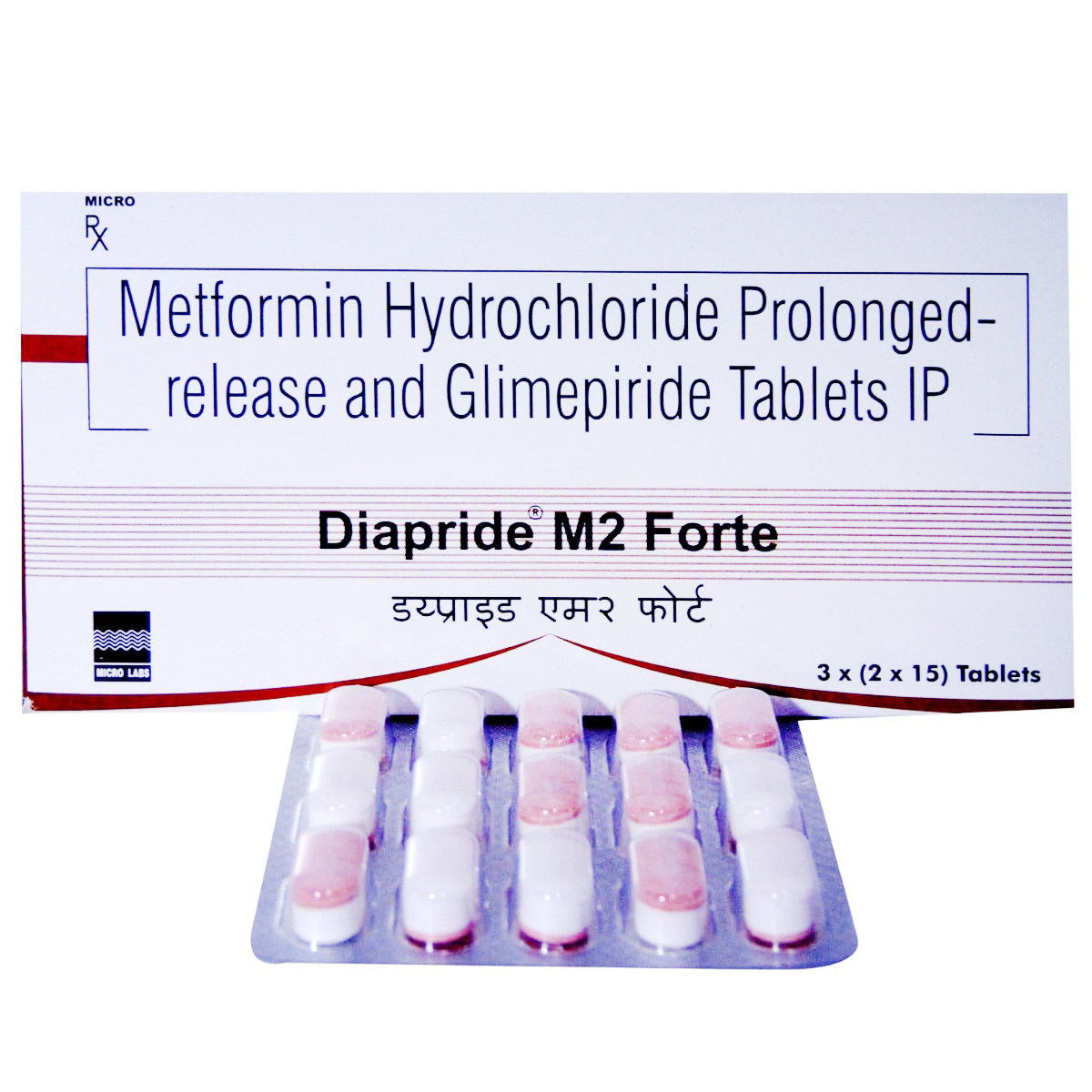 Diapride M2 Forte Tablet 15's, Pack of 15 TABLETS Diapride M2 Forte Tablet 15's, Pack of 15 TABLETS