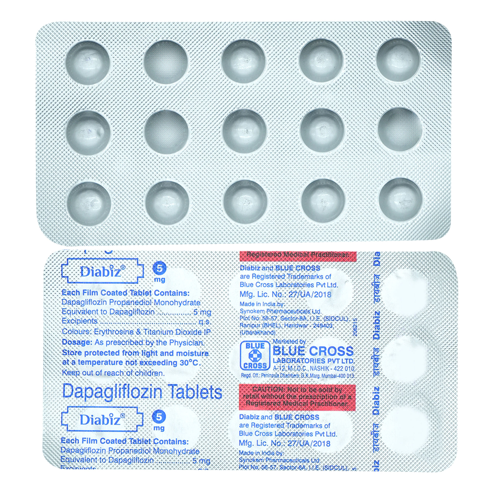 Diabiz 5 Mg Tablet 