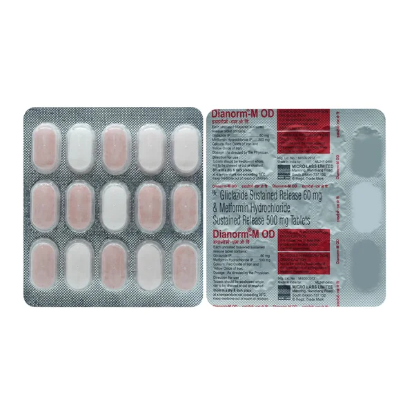 Dianorm-M OD Tablet 15's