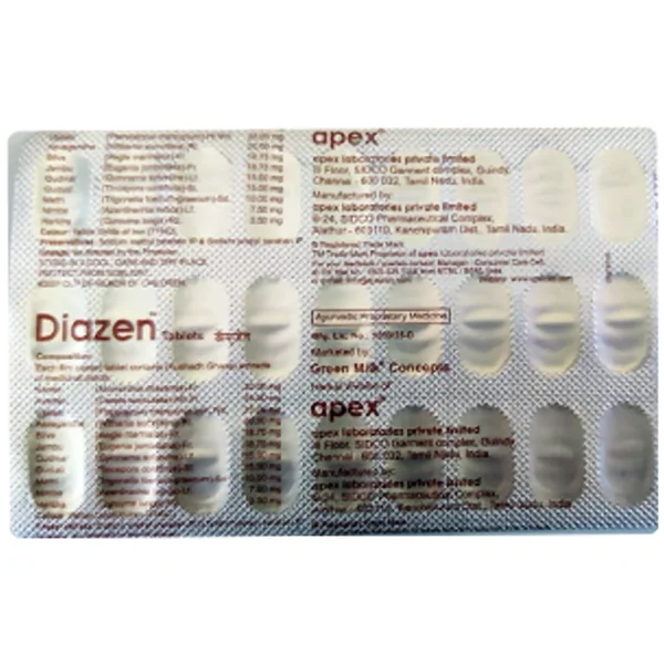 Apex Diazen, 30 Tablets