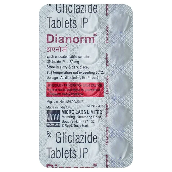 Dianorm 80 Tablet 15's