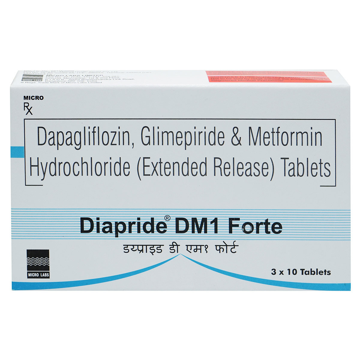 Diapride DM 1 Forte Tablet 10's, Pack of 10 TABLETS Diapride DM 1 Forte Tablet 10's, Pack of 10 TABLETS