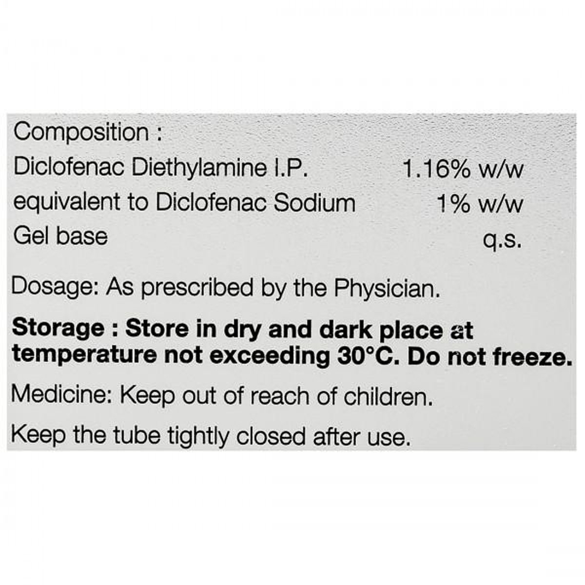 Diclofam Gel 30 gm, Pack of 1 GEL Diclofam Gel 30 gm, Pack of 1 GEL