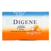 Digene Fizz Orange Flavoured Powder, 5 gm, Pack of 1