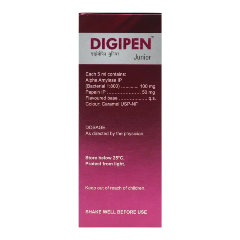 Buy Digipen Junior Syrup online | Uses, Side Effects, Price and ...