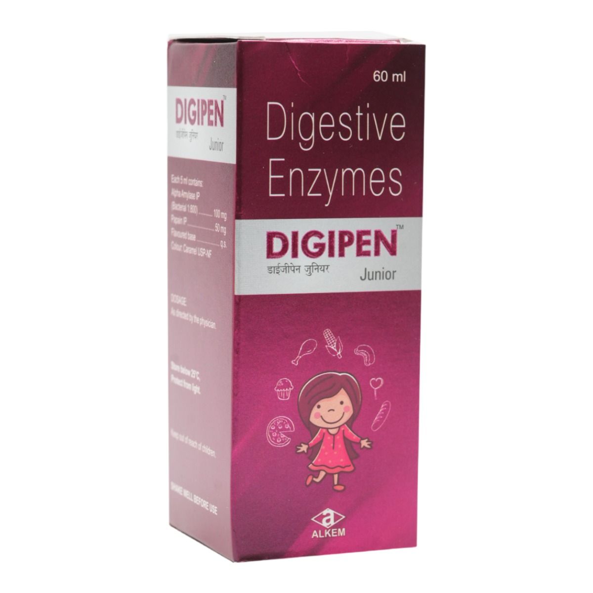 Digipen Junior Syrup 60 ml Price, Uses, Side Effects, Composition