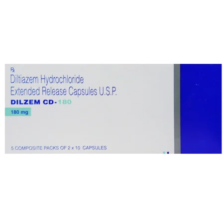 Dilzem-CD 180 Capsule 10's