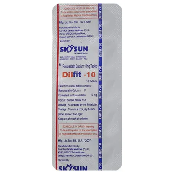Dilfit 10 mg Tablet 10's