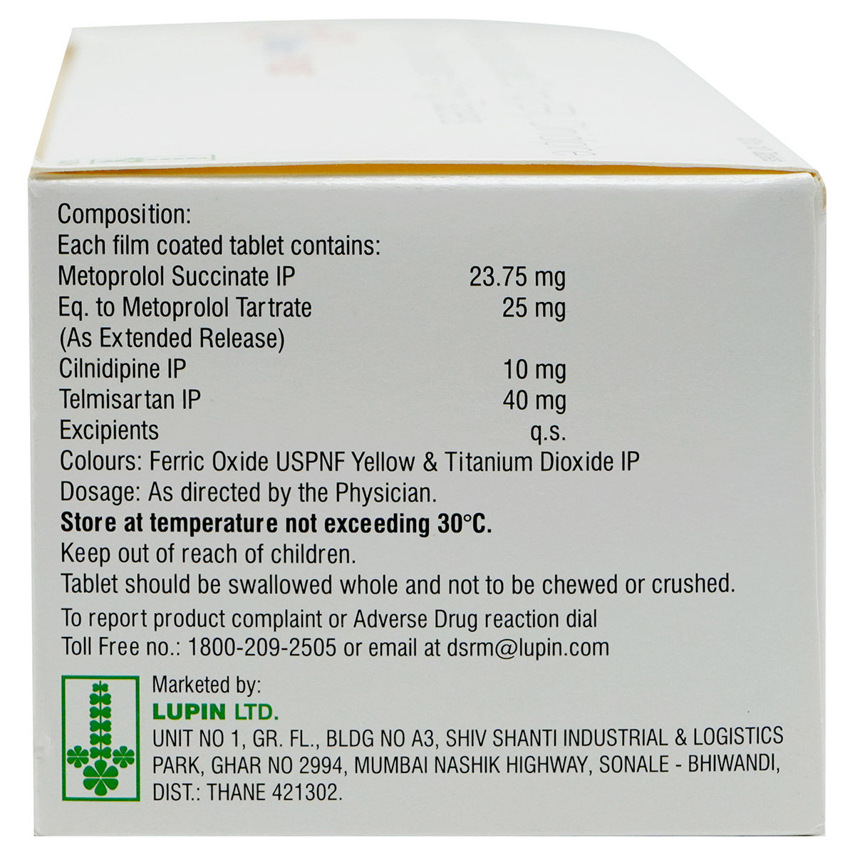 Dilnip-TM 25 Tablet 10's, Pack of 10 TabletS Dilnip-TM 25 Tablet 10's, Pack of 10 TabletS