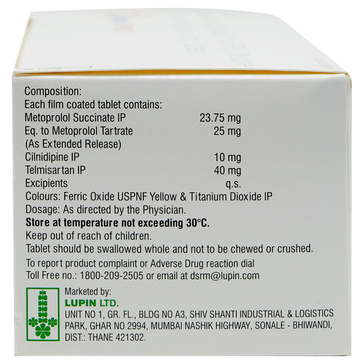 Dilnip-TM 25 Tablet 10's, Pack of 10 TabletS Dilnip-TM 25 Tablet 10's, Pack of 10 TabletS