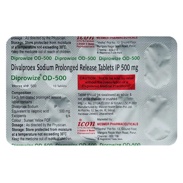 Diprowize OD-500 Tablet 10's