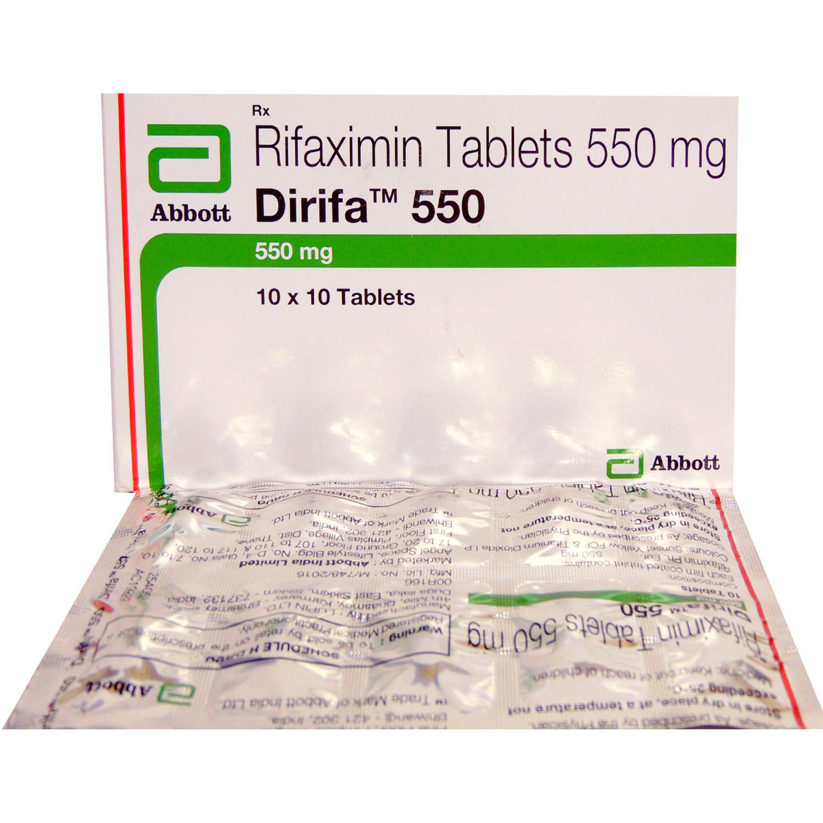Dirifa 550 Tablet 10's, Pack of 10 TabletS Dirifa 550 Tablet 10's, Pack of 10 TabletS