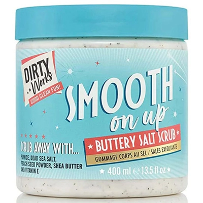 Dirty Works Smooth On Up Buttery Salt Scrub, 400 ml, Pack of 1