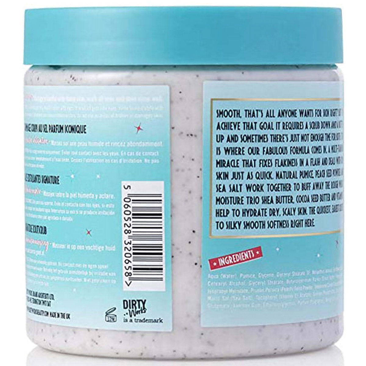 Dirty Works Smooth On Up Buttery Salt Scrub, 400 ml, Pack of 1 Dirty Works Smooth On Up Buttery Salt Scrub, 400 ml, Pack of 1
