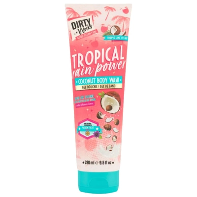 Dirty Wash Tropical Rain Power Coconut Body Wash, 280 ml, Pack of 1