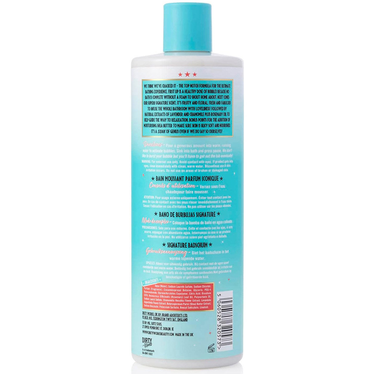 Dirtyworks Bubble Trouble Bubble Bath, 500 ml, Pack of 1 Dirtyworks Bubble Trouble Bubble Bath, 500 ml, Pack of 1