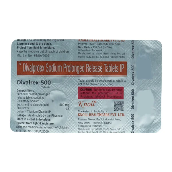 Divalrex-500mg Tablet 10's