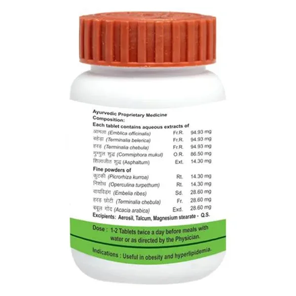 Patanjali Divya Medohar Vati, 100 Tablets, Pack of 1