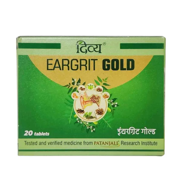 Patanjali Divya Eargrit Gold, 20 Tablets, Pack of 1