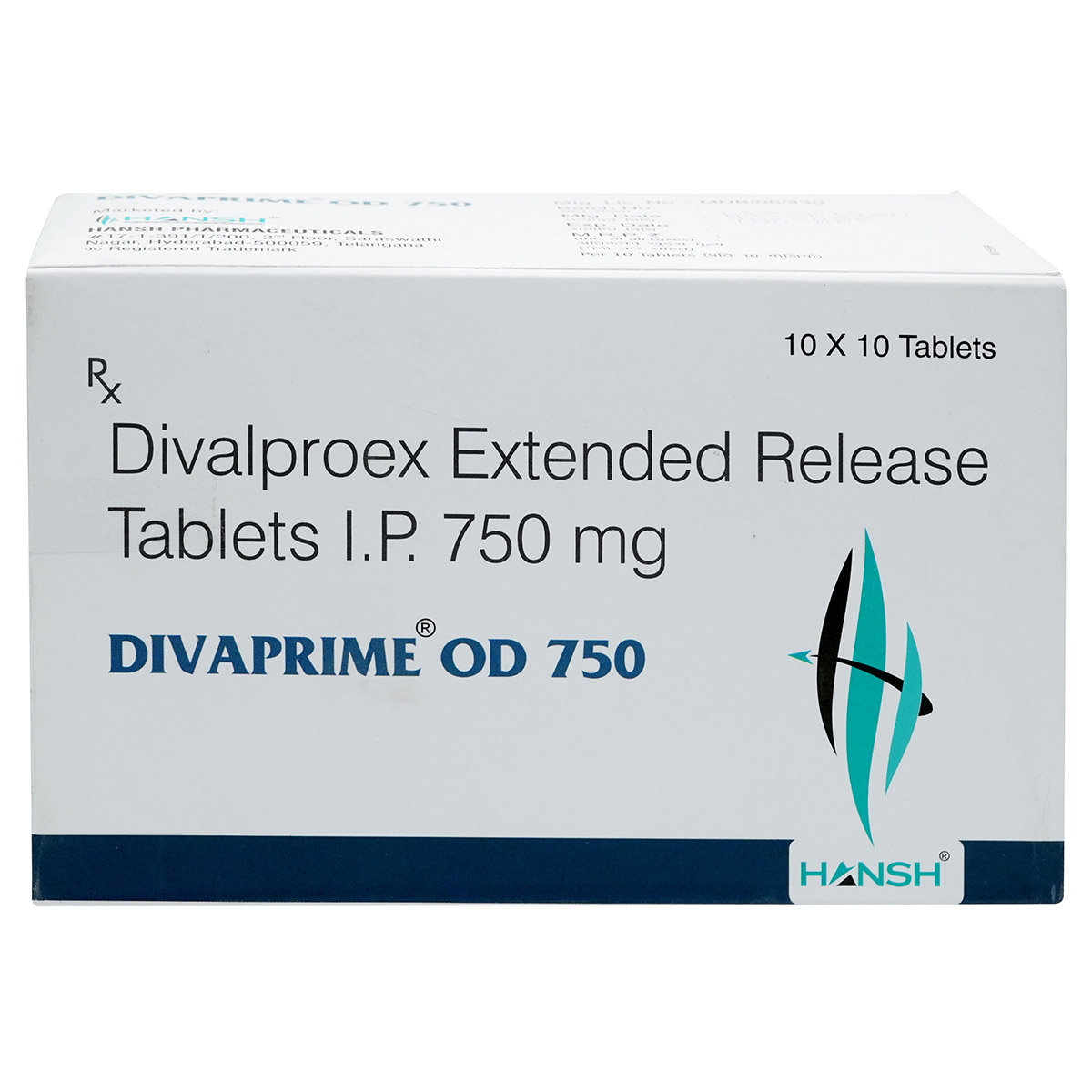 Divaprime OD 750 Tablet 10's, Pack of 10 TabletS Divaprime OD 750 Tablet 10's, Pack of 10 TabletS