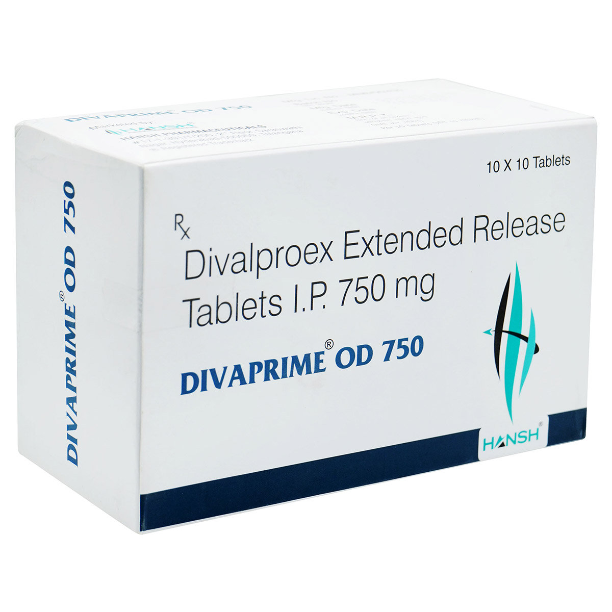 Divaprime OD 750 Tablet 10's, Pack of 10 TabletS Divaprime OD 750 Tablet 10's, Pack of 10 TabletS