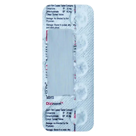 Dizinorm 40 mg Tablet 10's