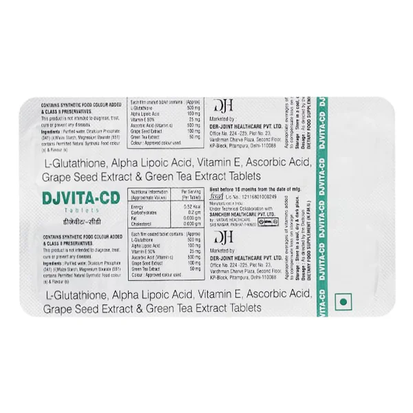 Djvita-CD Tablet 10's, Pack of 10
