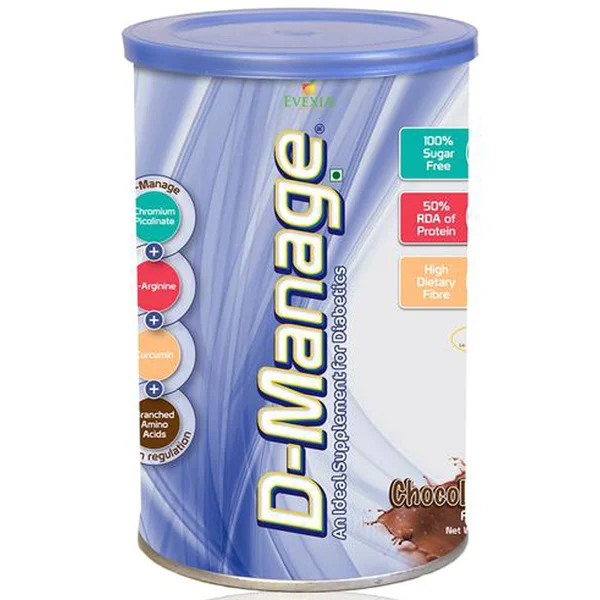 D-Manage Chocolate Powder 200 gm, Pack of 1