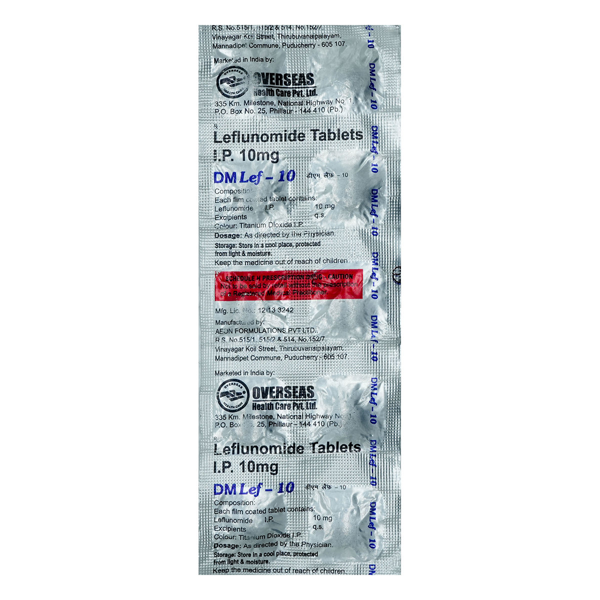 Dmlef 10mg Tablet 10's, Pack of 10 TabletS Dmlef 10mg Tablet 10's, Pack of 10 TabletS