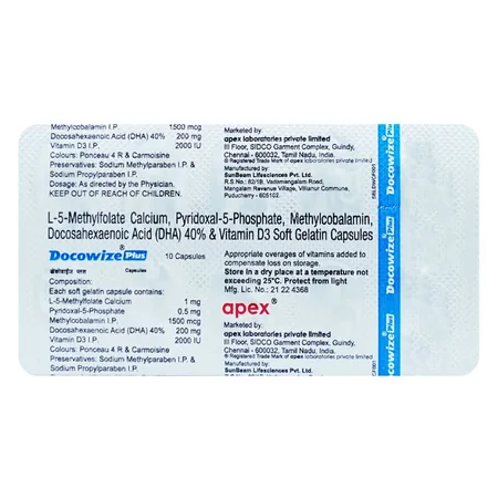 Docowize Plus Softgel Capsule 10's