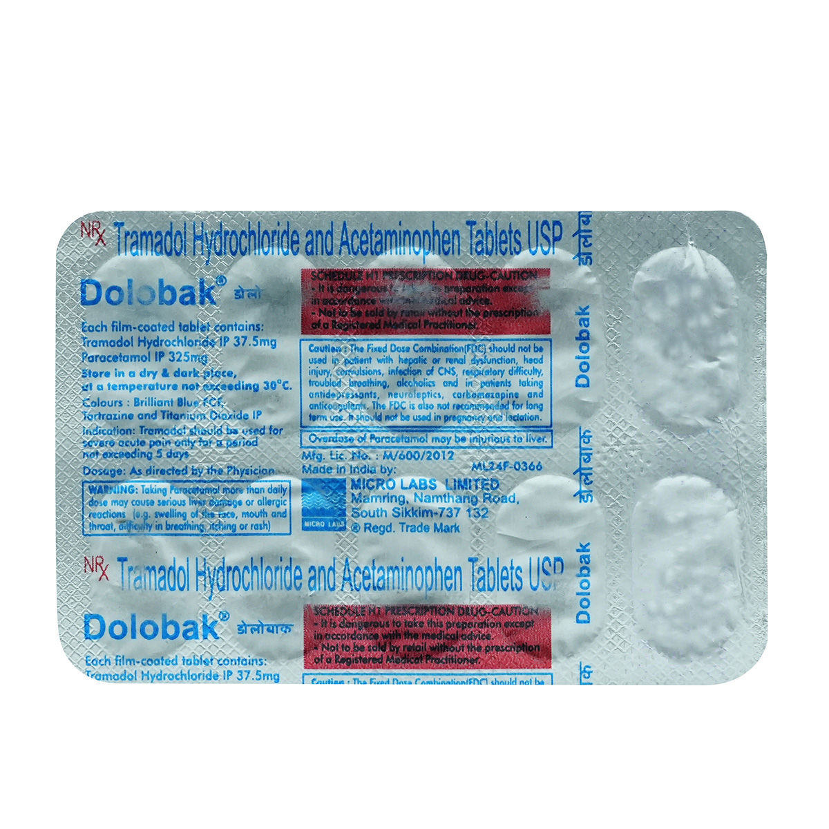 Buy Dolobak Tablet 10's Online