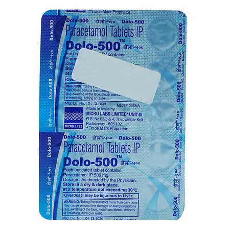Dolo-500 Tablet 15's
